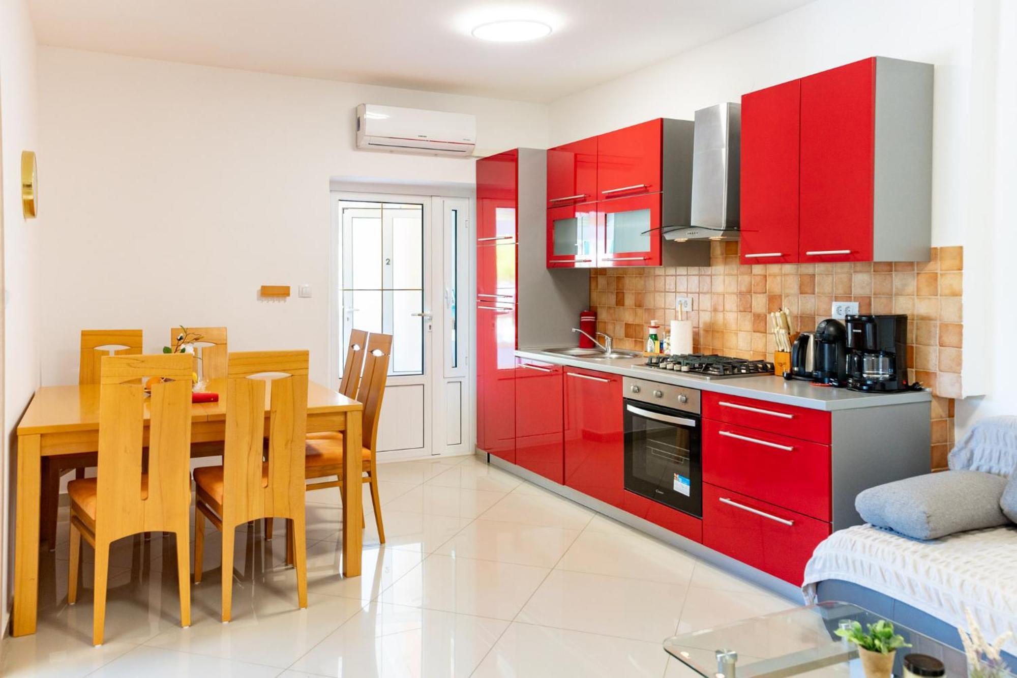 Foric Apartments With Outdoor Heated Pool Rab Town Exteriör bild