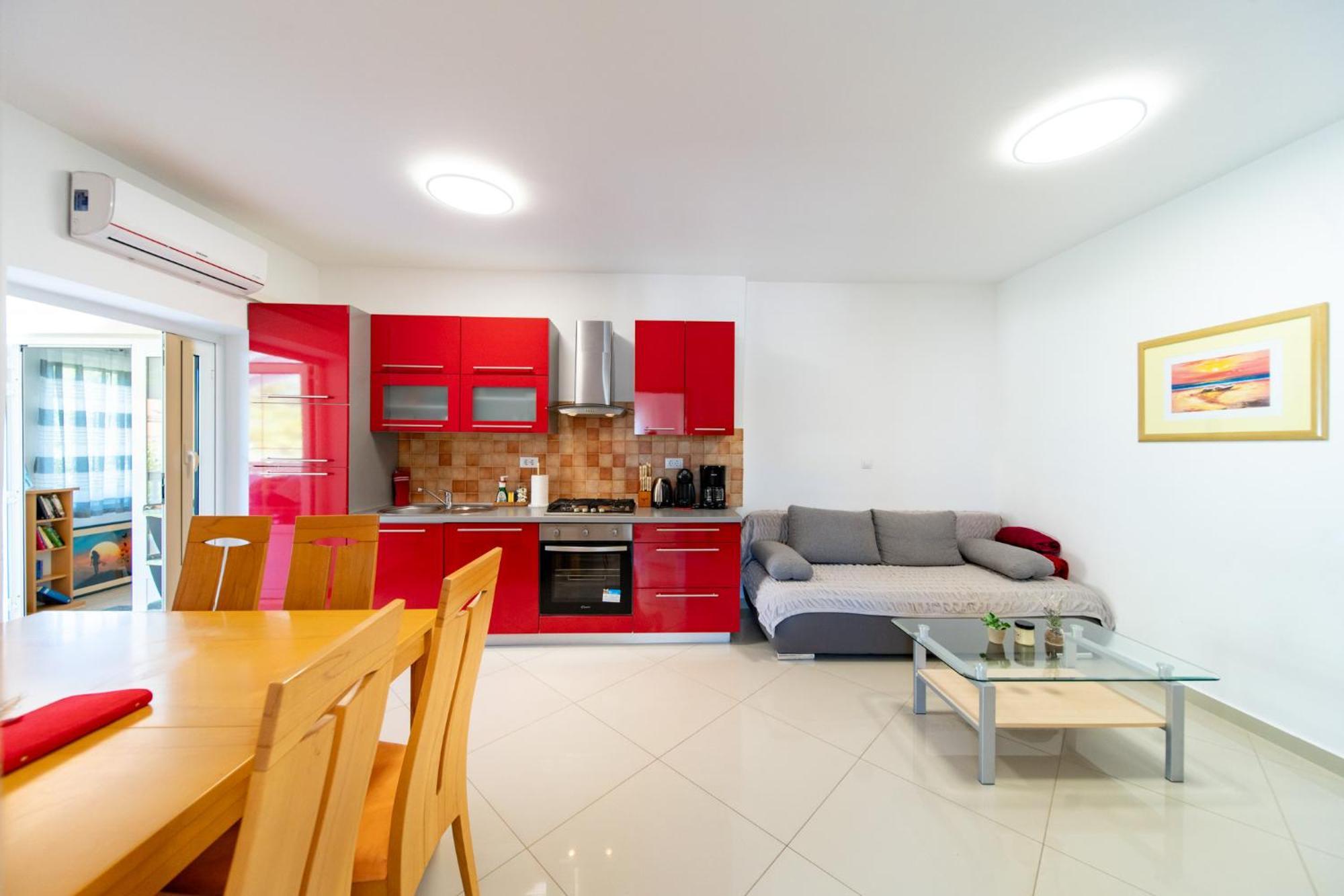 Foric Apartments With Outdoor Heated Pool Rab Town Exteriör bild